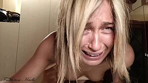 Bleeding And Crying Sex - Crying Porn: Crying girls getting fucked even harder, enjoy it - PORNV.XXX